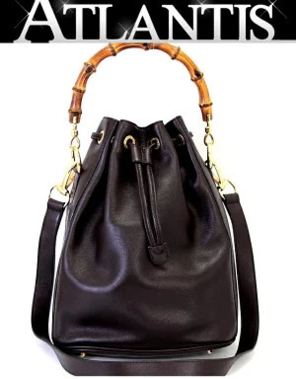 Gucci Bamboo Bag Leather Brown